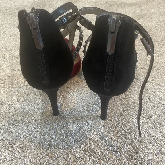 Sam Edelman Two Tone Studded High Heels - Picture 4 of 5